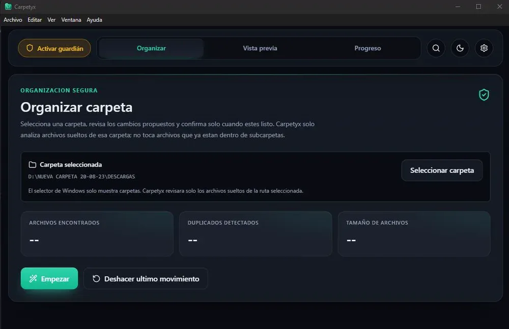 Captura principal de Carpetyx
