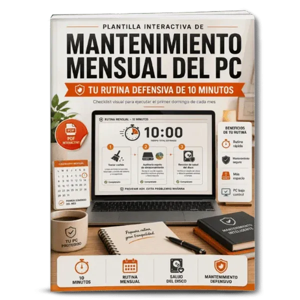 Bono 5 Plantilla de Mantenimiento Mensual