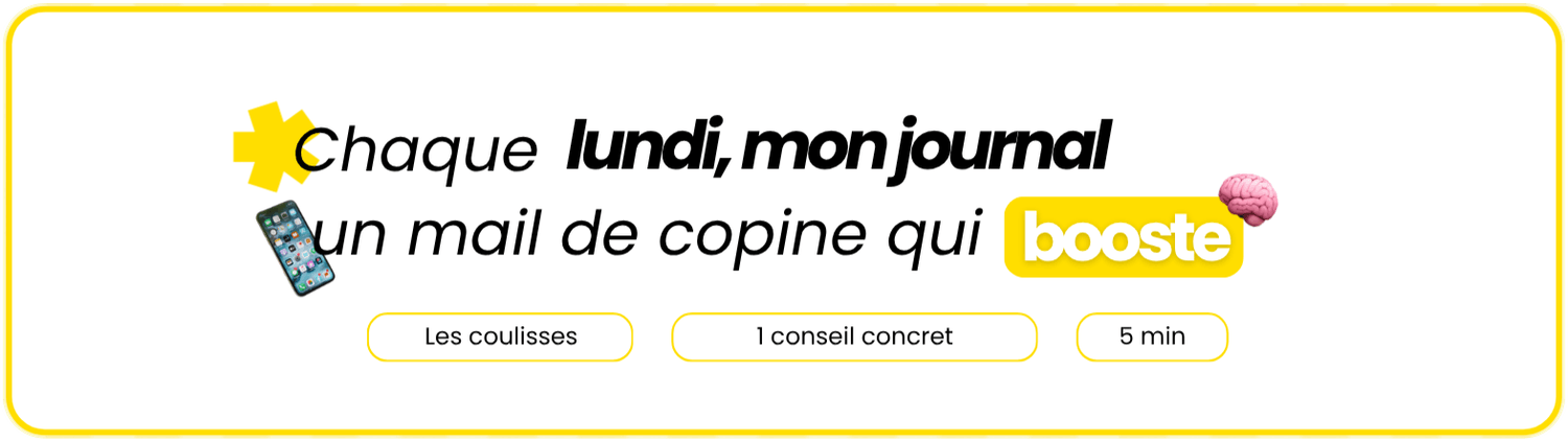 Le journal du lundi, la newsletter de Kelly Kreafocus
