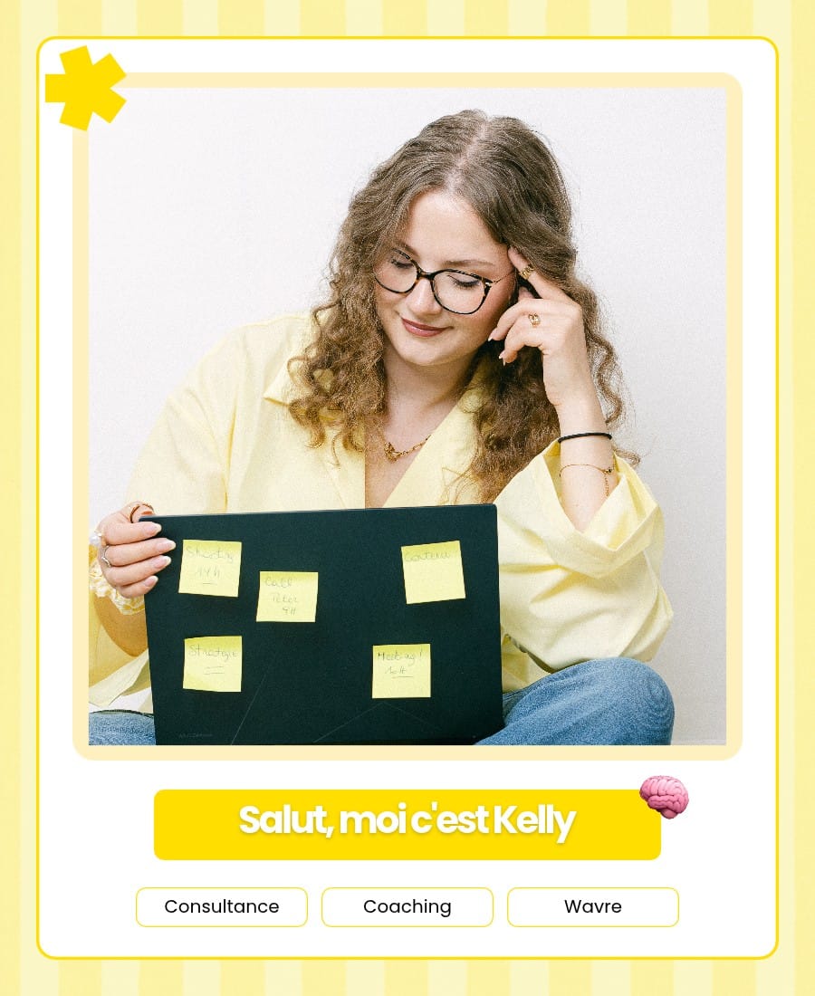Kelly Favart, consultante en communication Kreafocus à Wavre