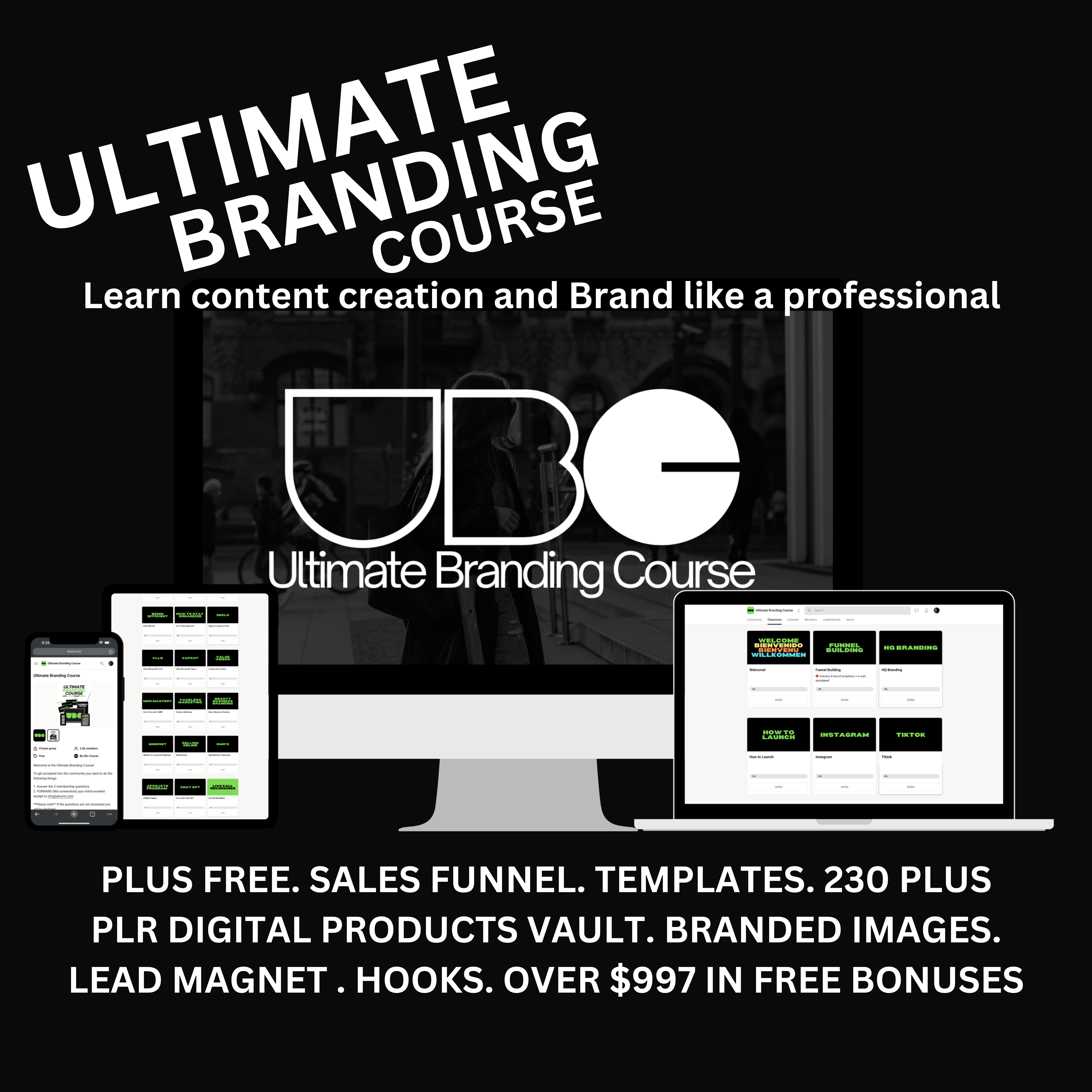 5 Passive Income Ideas for Digital Product Creators. the ultimate branding course. 