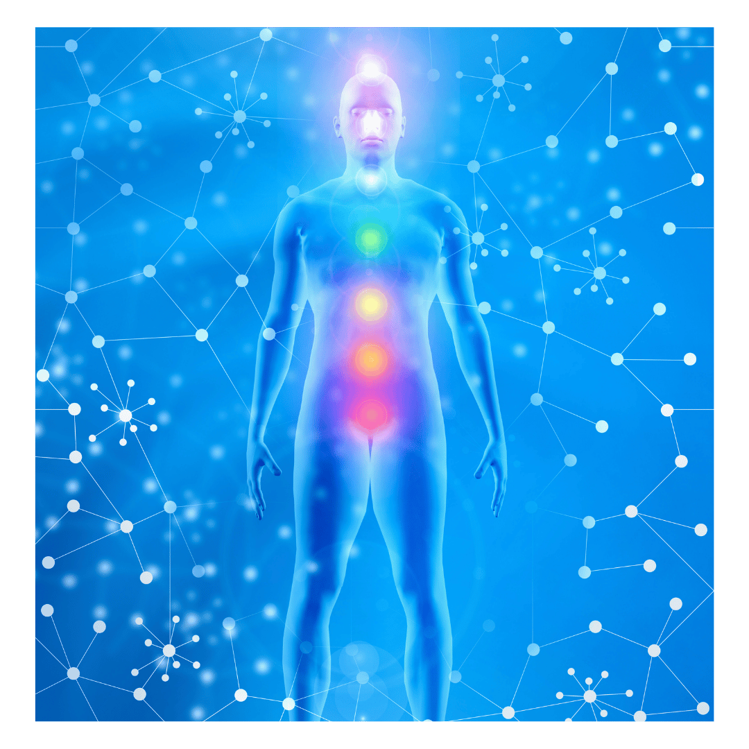 Image of a person walking on a beach within a labyrinth made of rocks on the beach   