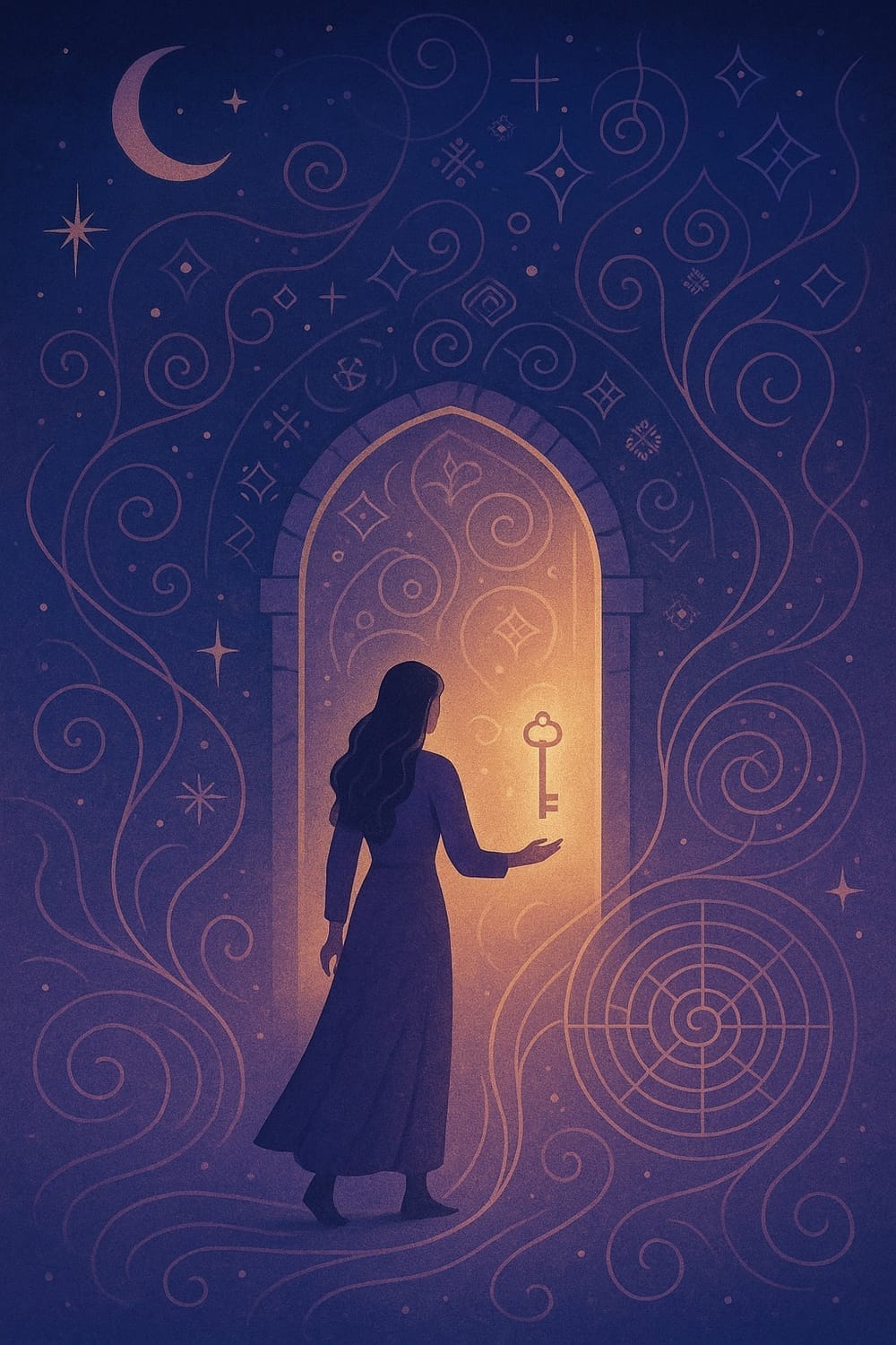 Une porte — passage vers soi