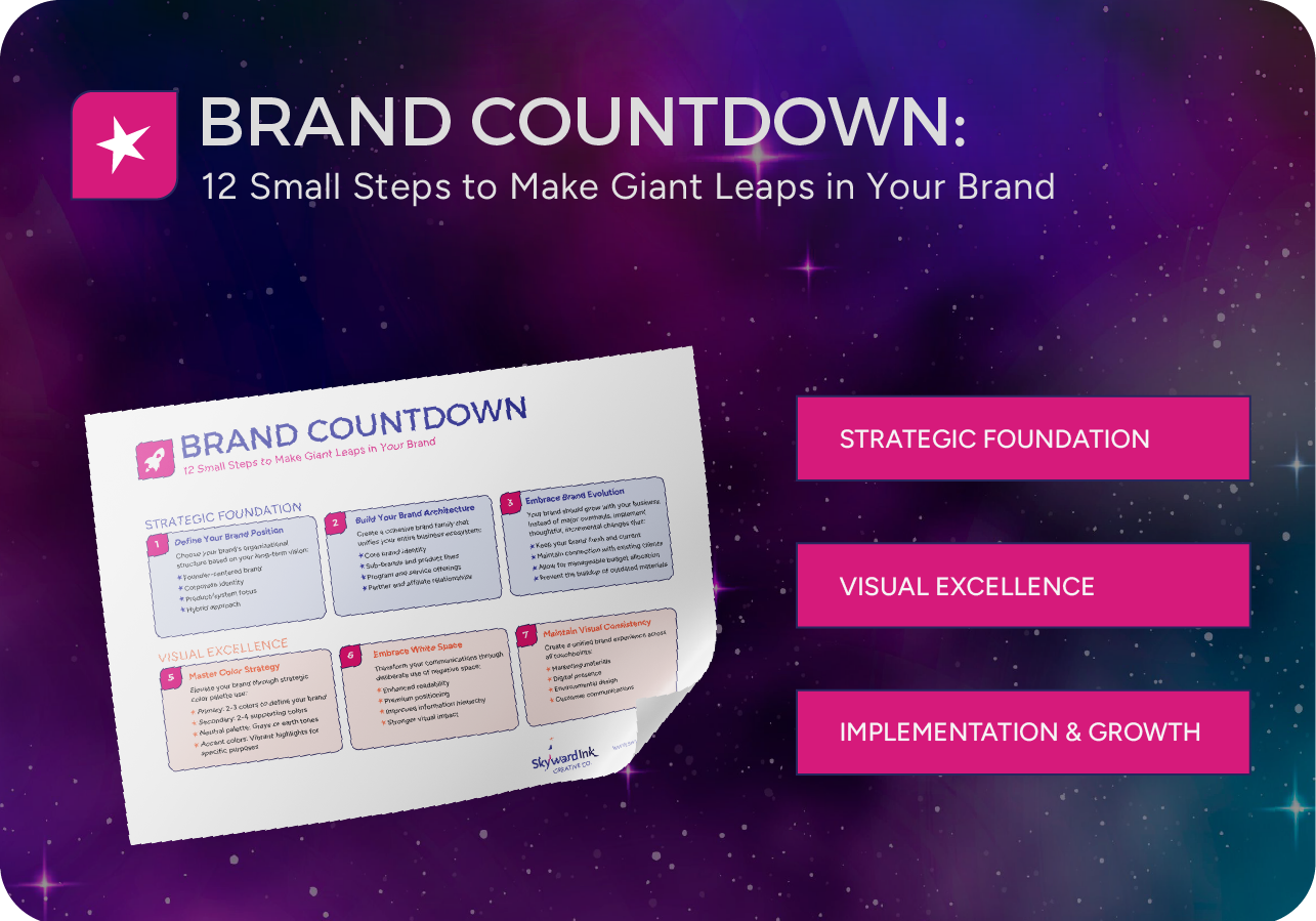 Brand Countdown: 12 Small Steps to Make Giant Leaps in Your Brand