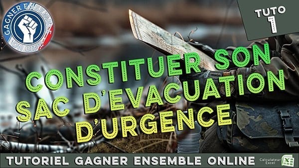 Tuto sac d'évacuation d'urgence