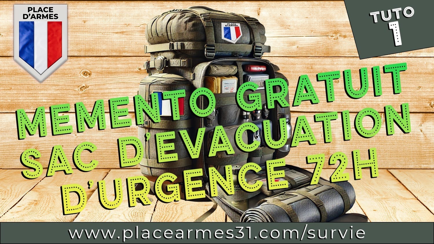 Tuto sac d'évacuation d'urgence