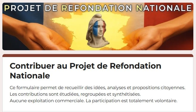 Formulaire de contribution PRN