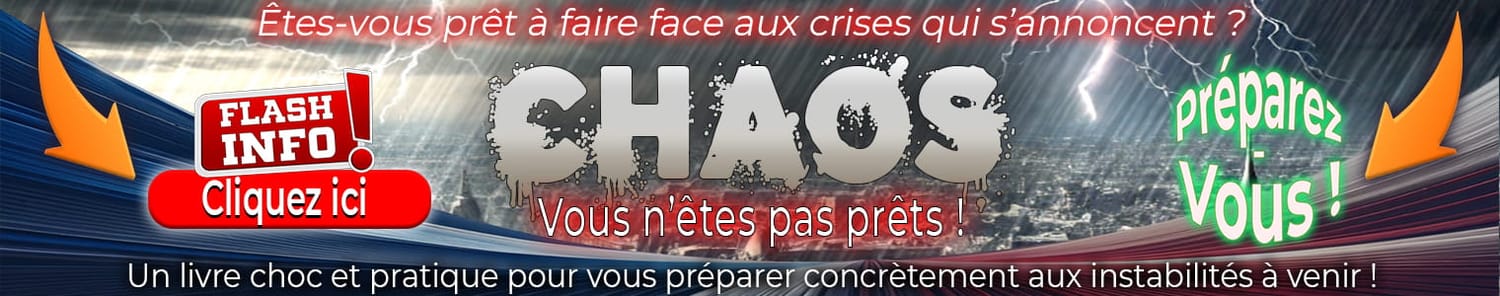 Bannière Chaos Vous n'êtes pas prêts !
