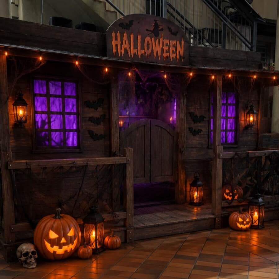 Decoração temática de Halloween