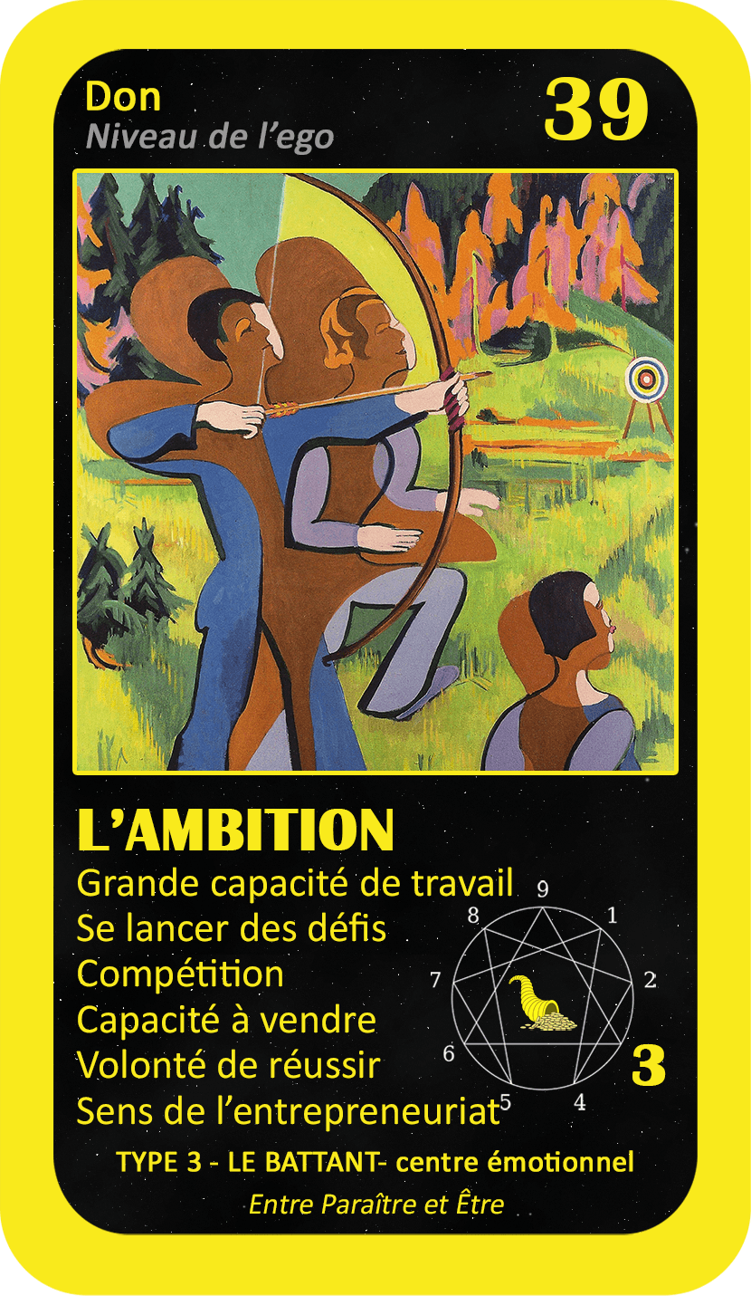 L'Oracle de l'ennéagramme professionnel : carte 39 L'Ambition