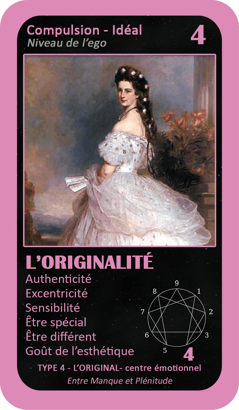 L'Oracle de l'ennéagramme général : carte 4 L'Originalité