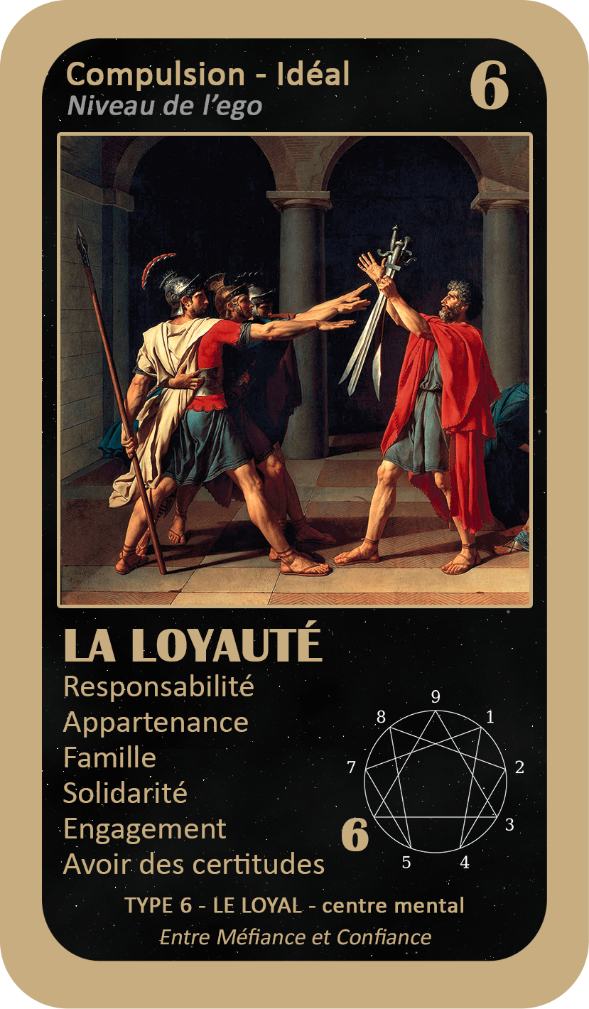 L'Oracle de l'ennéagramme général : carte 6 La Loyauté