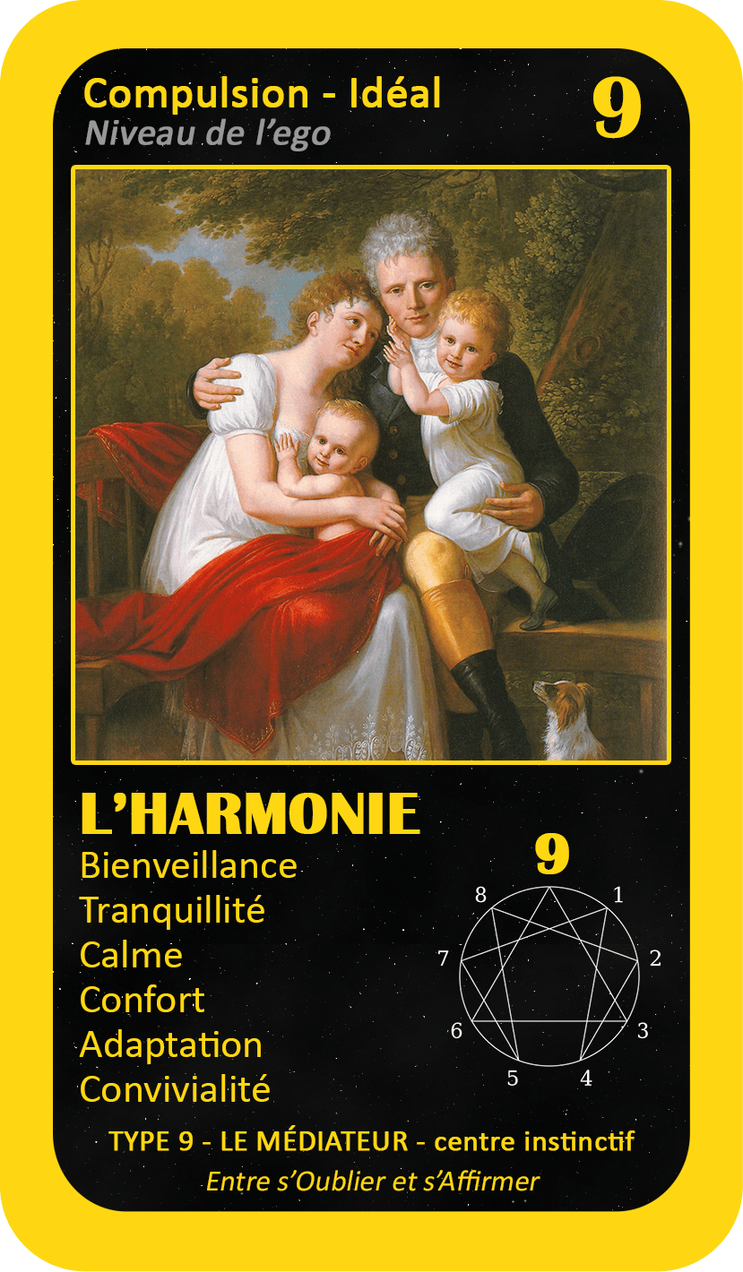 L'Oracle de l'ennéagramme général : carte 9 L'Harmonie
