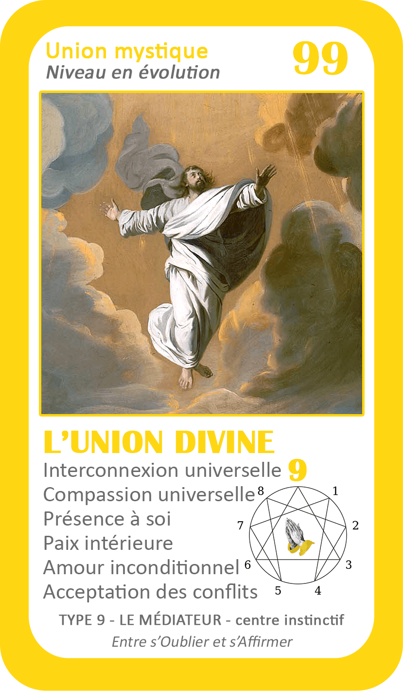 L'Oracle de l'ennéagramme mystique : carte 99 L'Union Divine