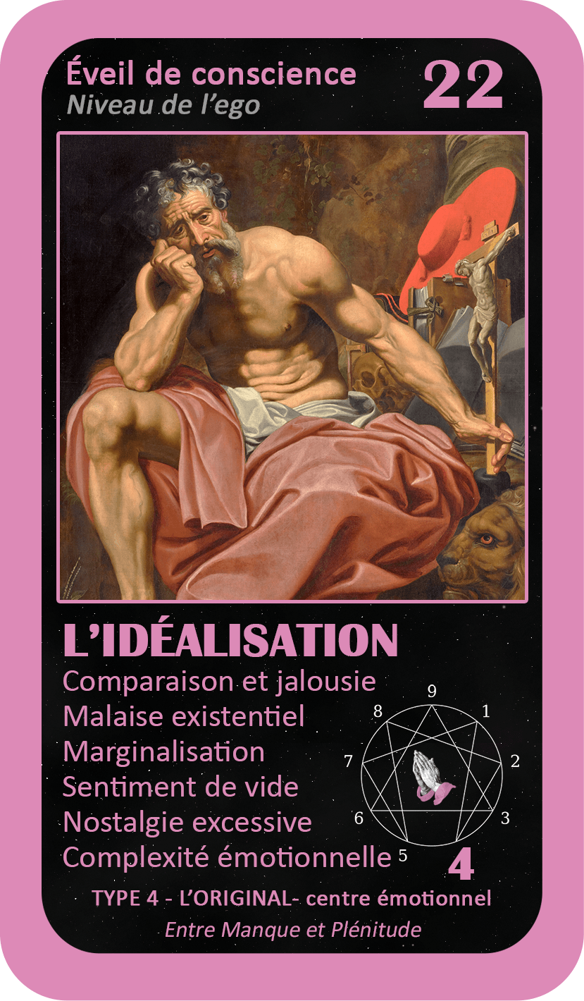 L'Oracle de l'ennéagramme mystique : carte 22 L'Idéalisation