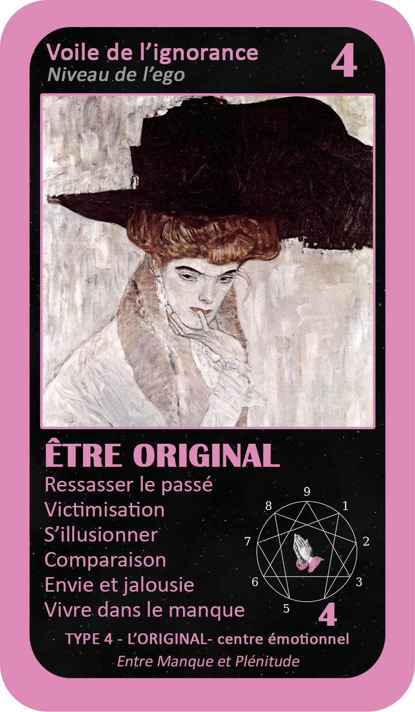 L'Oracle de l'ennéagramme mystique : carte 4 Être Original