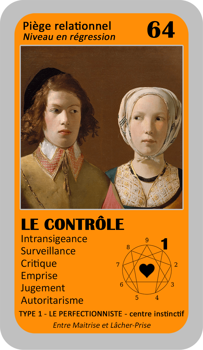 L'Oracle de l'ennéagramme sentimental : carte 64 Le Contrôle