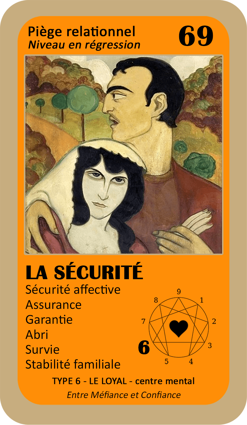 L'Oracle de l'ennéagramme sentimental : carte 69 La Sécurité