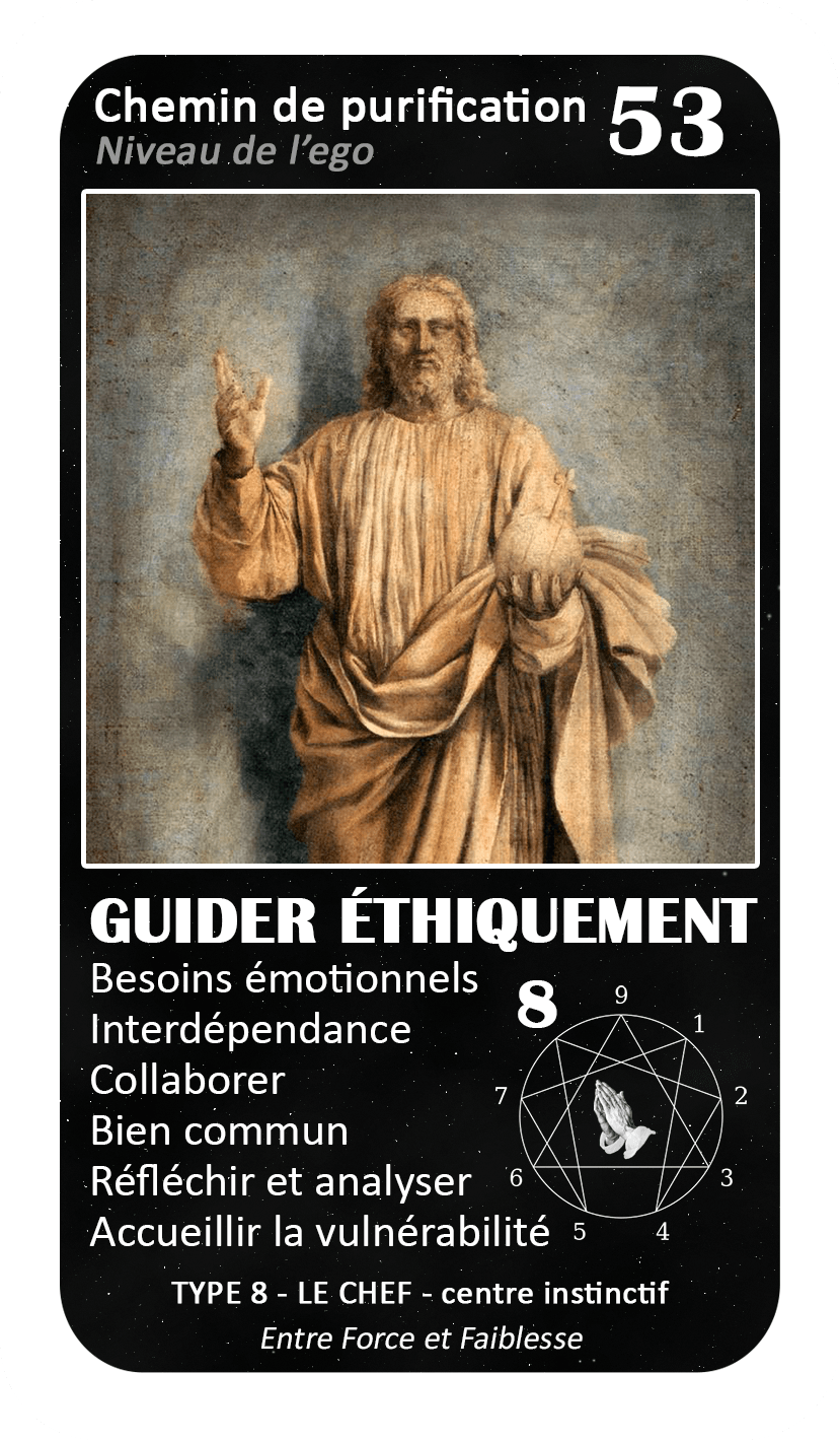 L'Oracle de l'ennéagramme mystique : carte 53 Guider Éthiquement