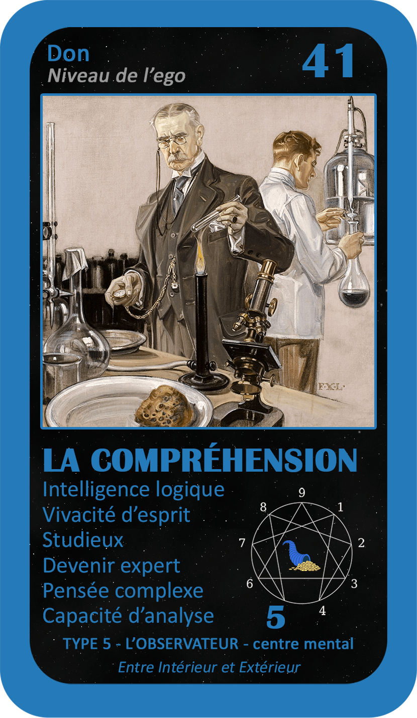 L'Oracle de l'ennéagramme professionnel : carte 41 La Compréhension