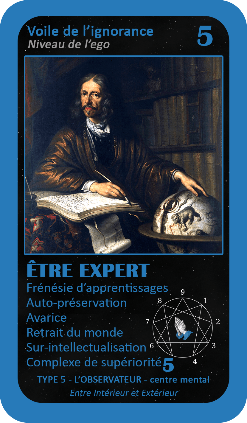 L'Oracle de l'ennéagramme mystique : carte 5 Être Expert