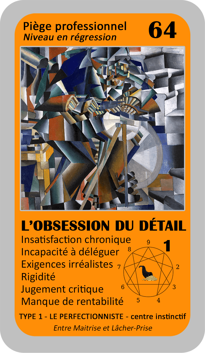 L'Oracle de l'ennéagramme professionnel : carte 64 L'Obsession du Détail