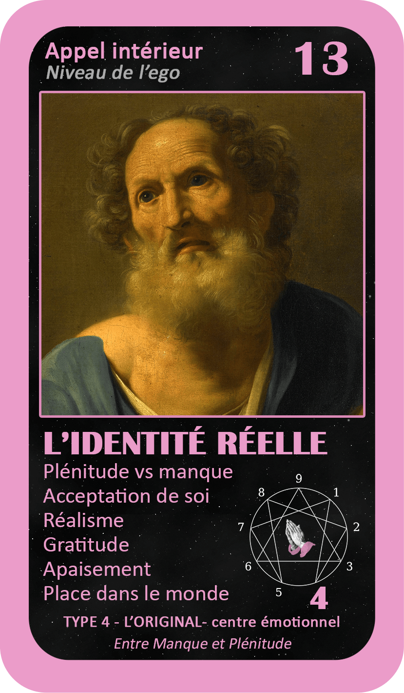 L'Oracle de l'ennéagramme mystique : carte 13 L'Identité Réelle