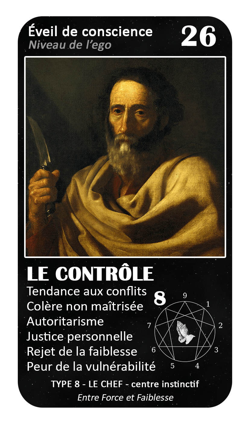 L'Oracle de l'ennéagramme mystique : carte 26 Le Contrôle