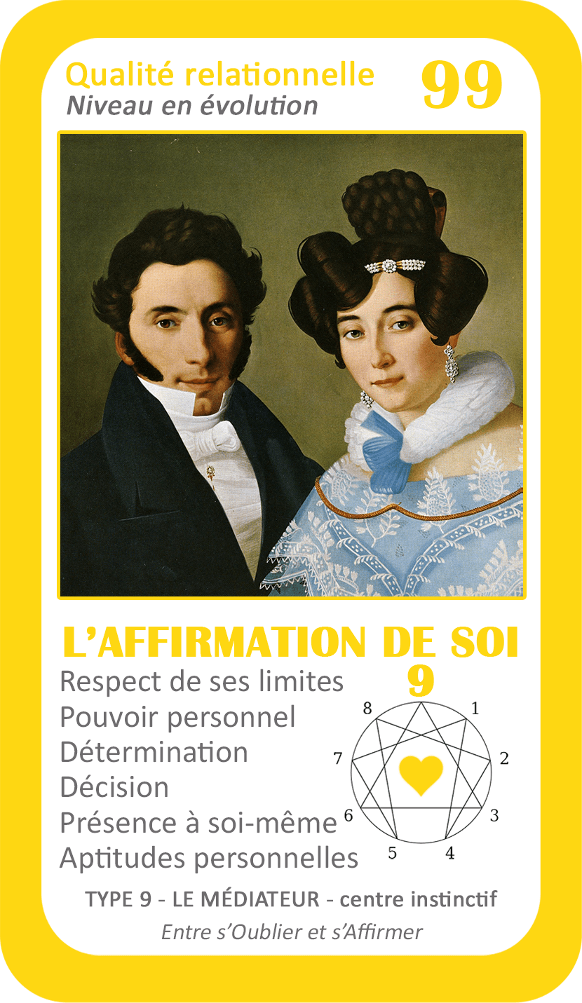 L'Oracle de l'ennéagramme sentimental : carte 99 L'Affirmation de Soi