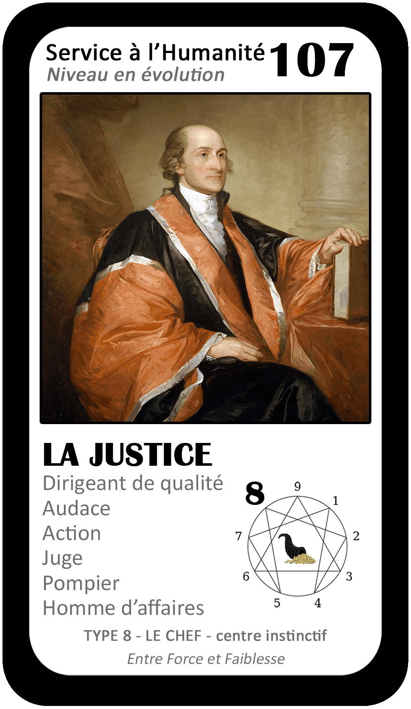 L'Oracle de l'ennéagramme professionnel : carte 107 La Justice