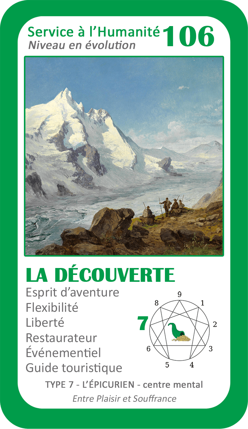 L'Oracle de l'ennéagramme professionnel : carte 106 La Découverte