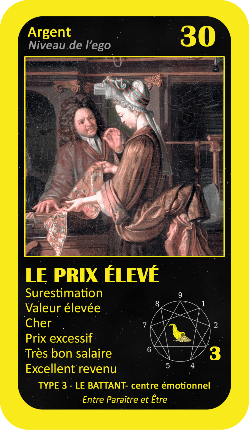 L'Oracle de l'ennéagramme professionnel : carte 30 Le Prix Élevé