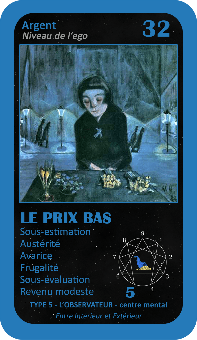 L'Oracle de l'ennéagramme professionnel : carte 32 Le Prix Bas