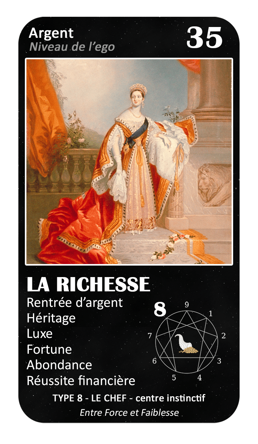 L'Oracle de l'ennéagramme professionnel : carte 35 La Richesse
