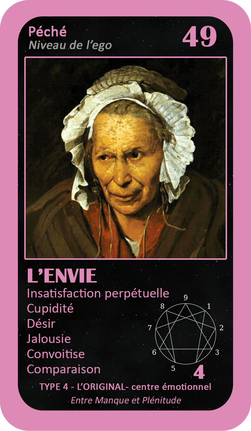 L'Oracle de l'ennéagramme général : carte 49 L'Envie