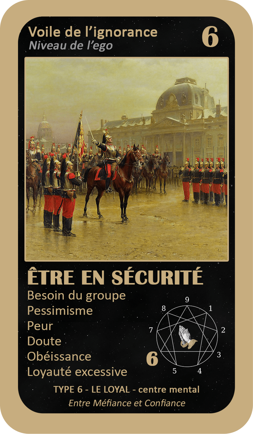 L'Oracle de l'ennéagramme mystique : carte 6 Être en Sécurité
