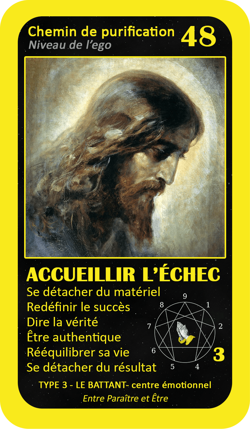 L'Oracle de l'ennéagramme mystique : carte 48 Accueillir l'Échec