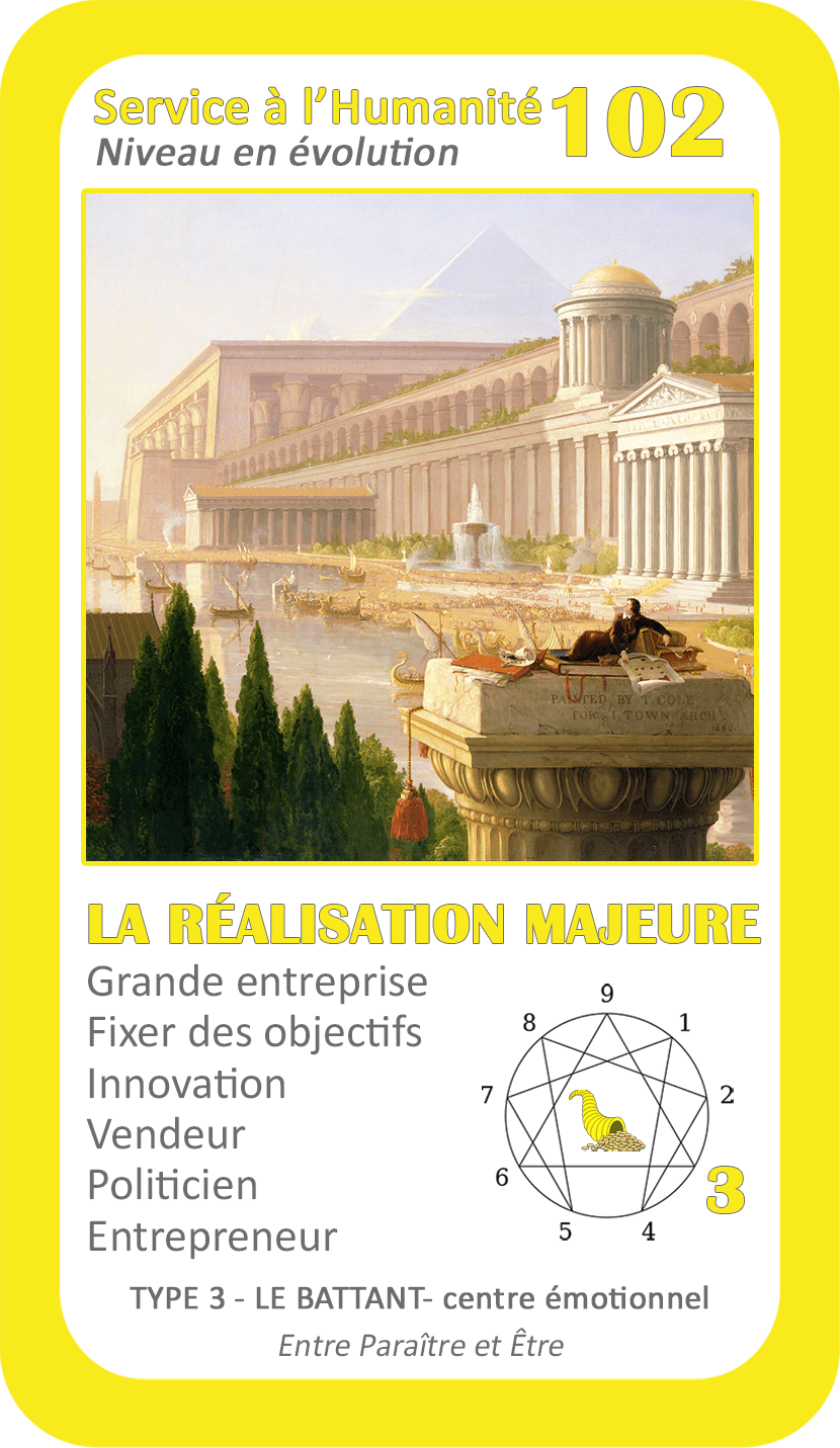 L'Oracle de l'ennéagramme professionnel : carte 102 La Réalisation Majeure