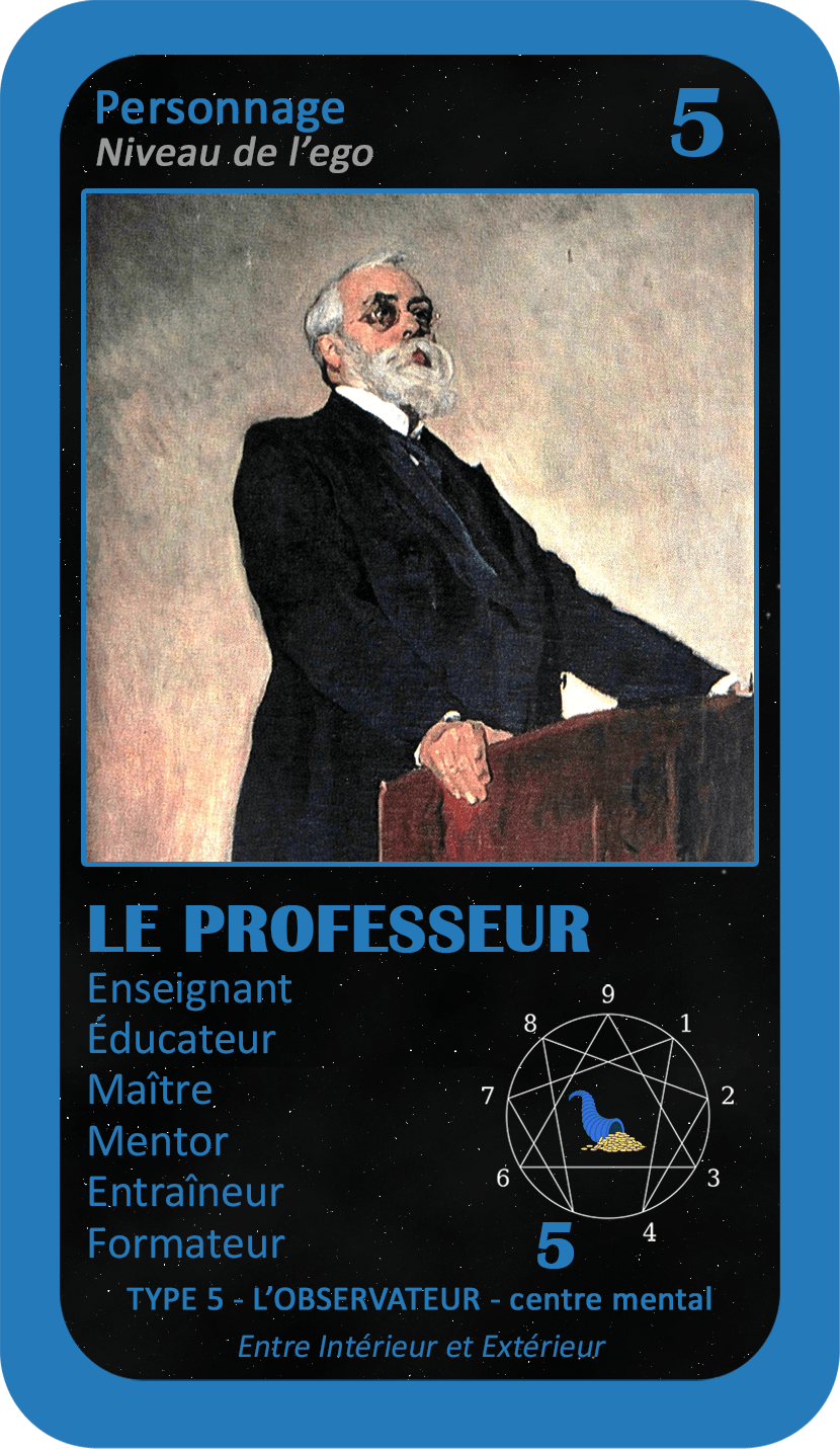 L'Oracle de l'ennéagramme professionnel : carte 5 Le Professeur