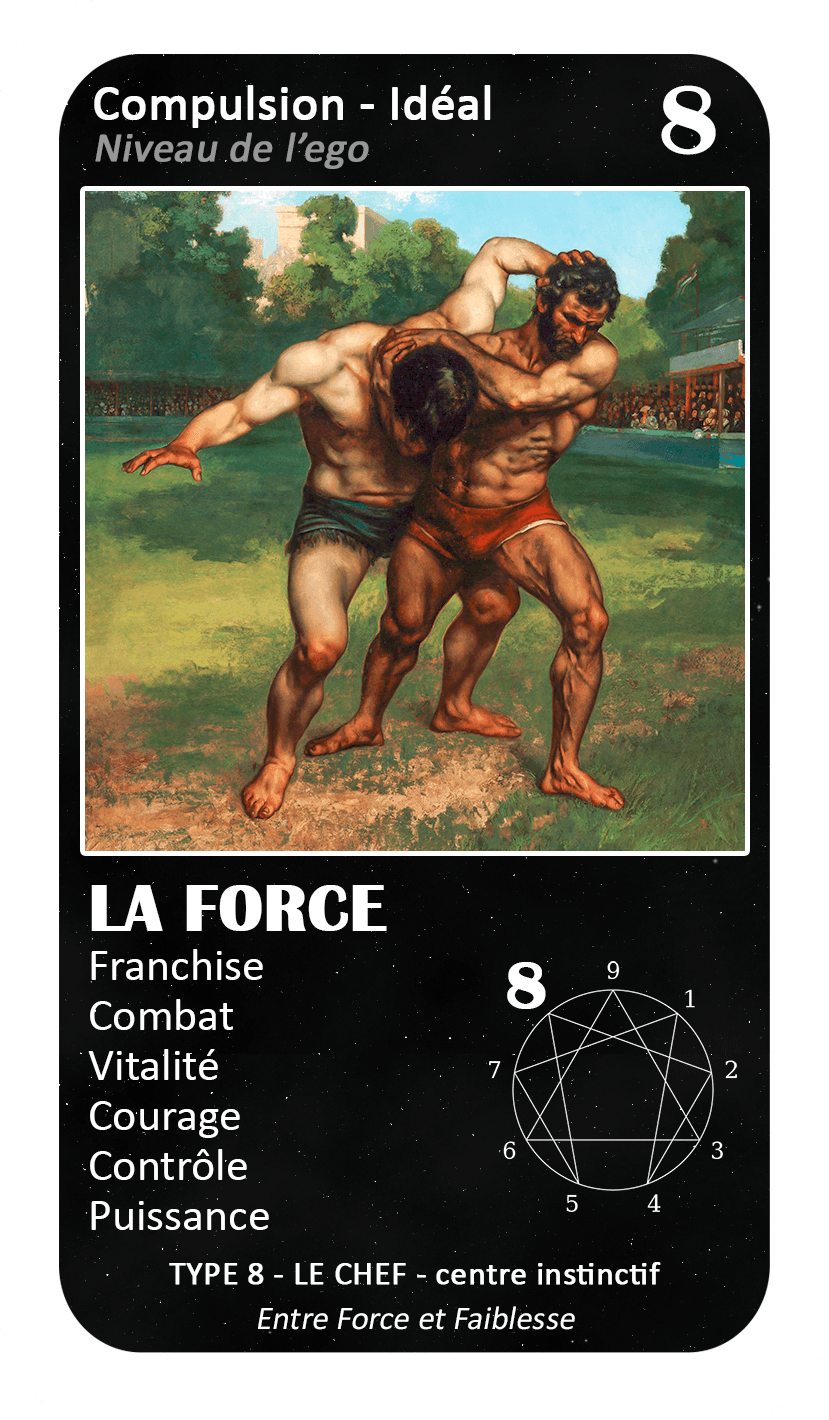 L'Oracle de l'ennéagramme général : carte 8 La Force