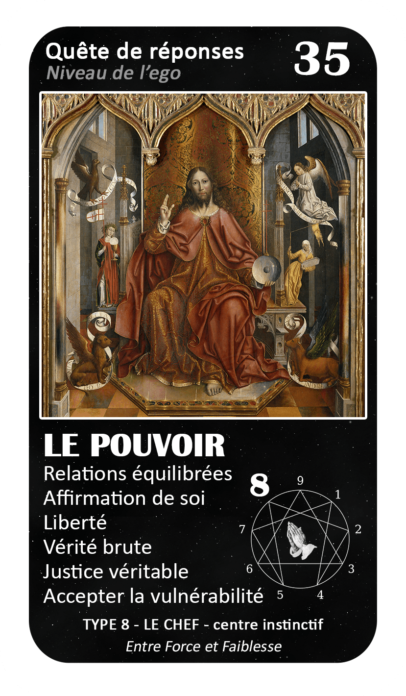 L'Oracle de l'ennéagramme mystique : carte 35 Le Pouvoir