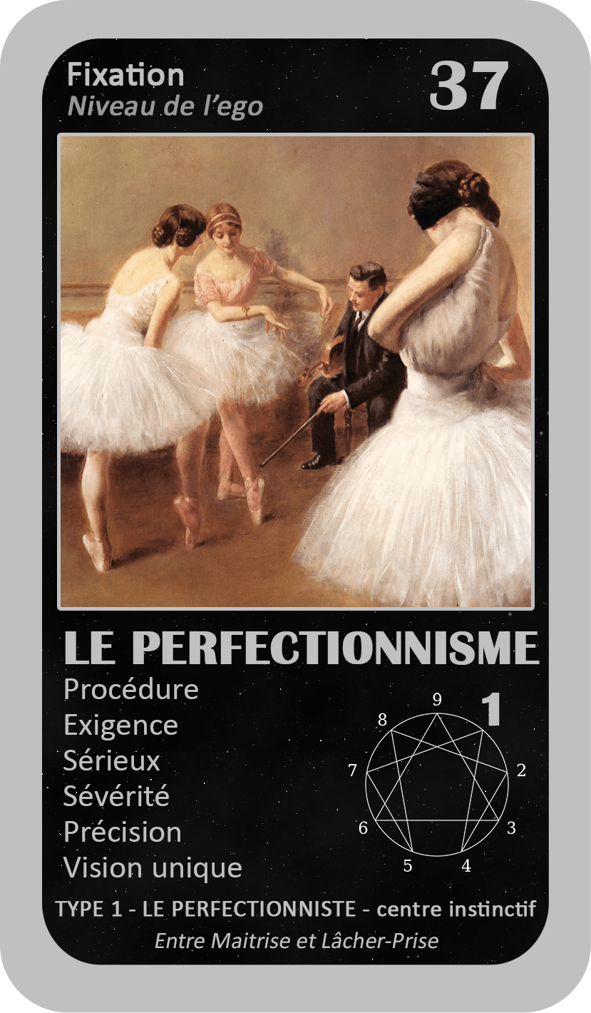 L'Oracle de l'ennéagramme général : carte 37 Le Perfectionnisme
