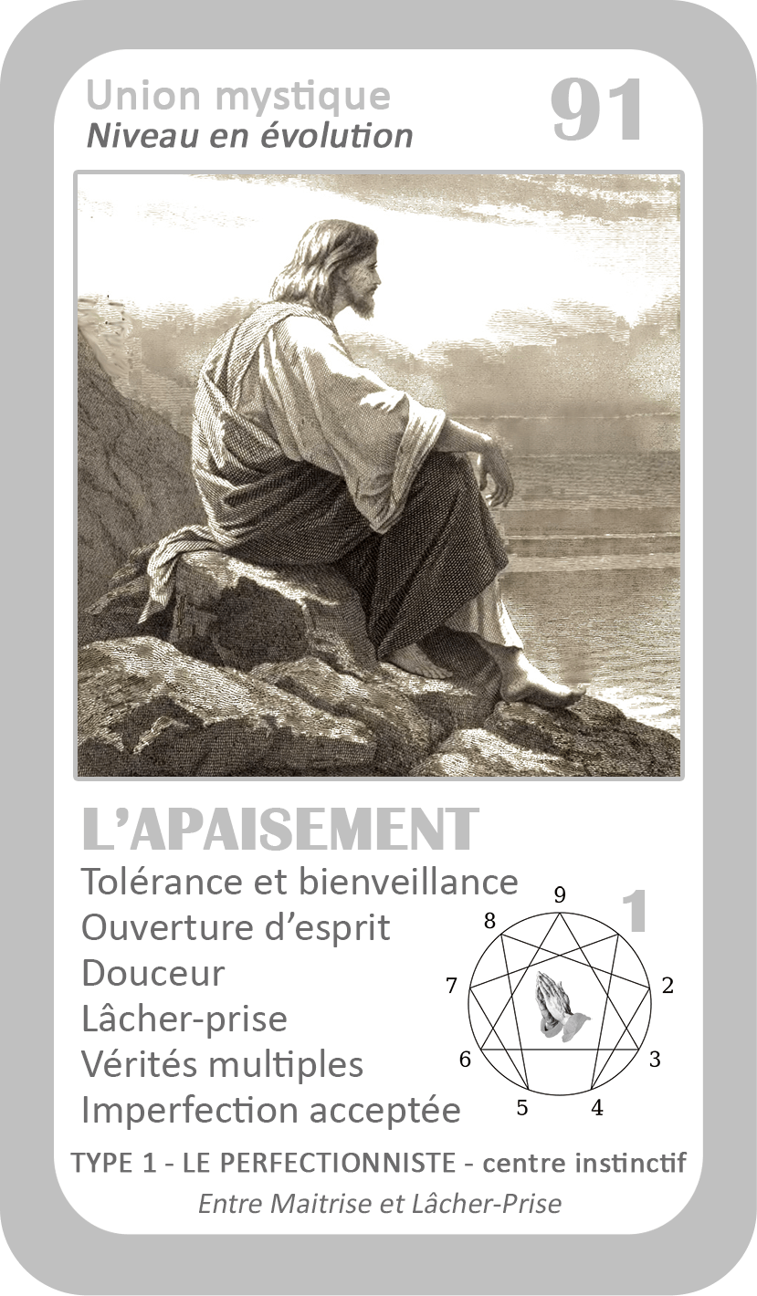 L'Oracle de l'ennéagramme mystique : carte 91 L'Apaisement