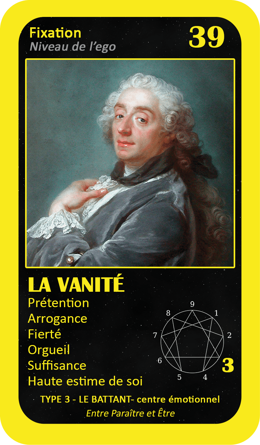 L'Oracle de l'ennéagramme général : carte 39 La Vanité