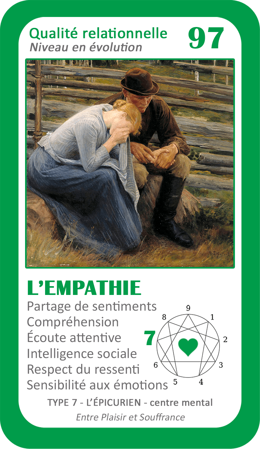 L'Oracle de l'ennéagramme sentimental : carte 97 L'Empathie