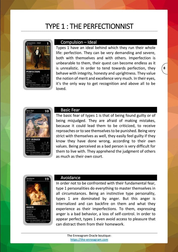 page 8 of the e-book introduction to the enneagram