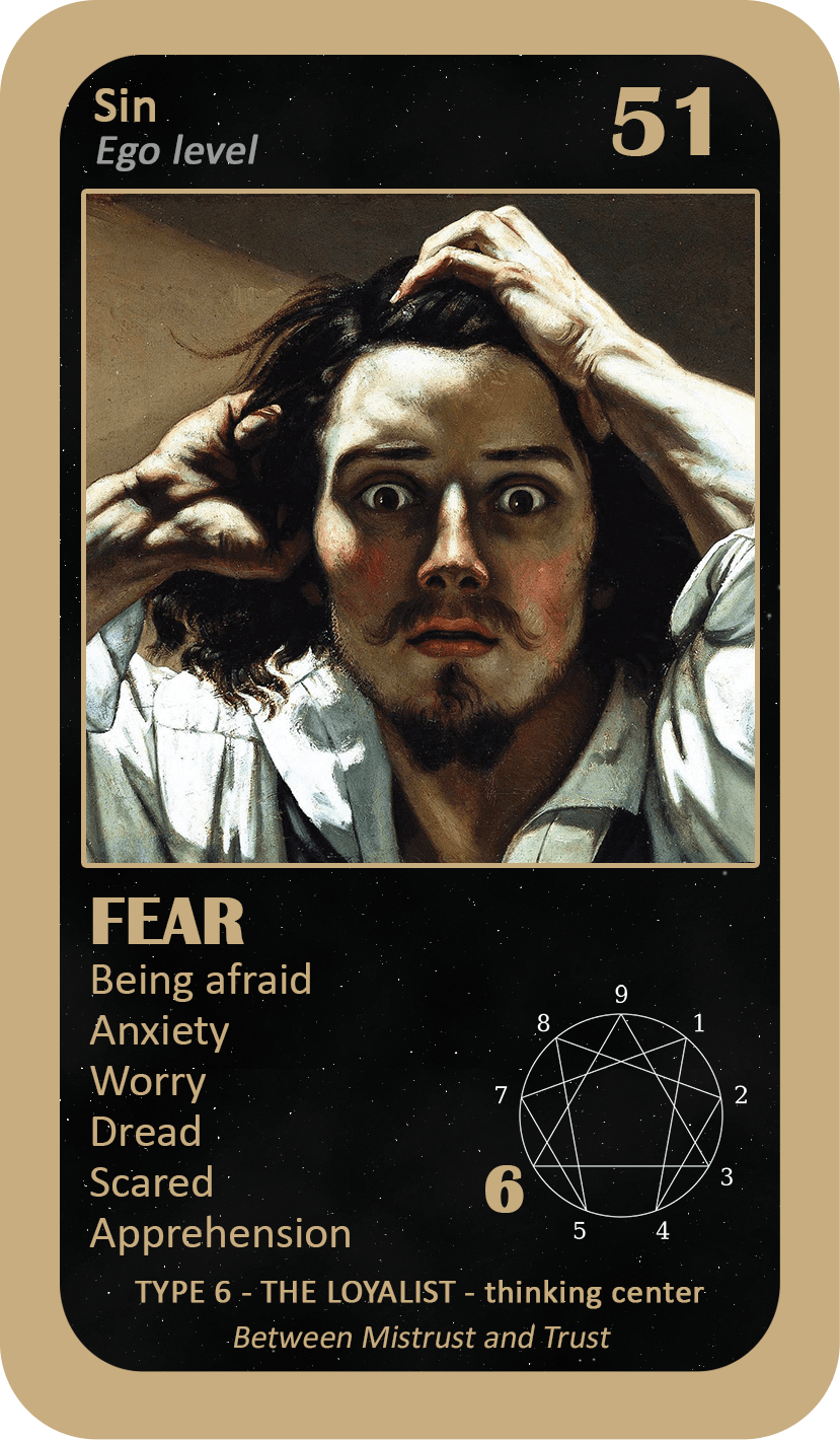 The General Enneagram Oracle: card 51 Fear
