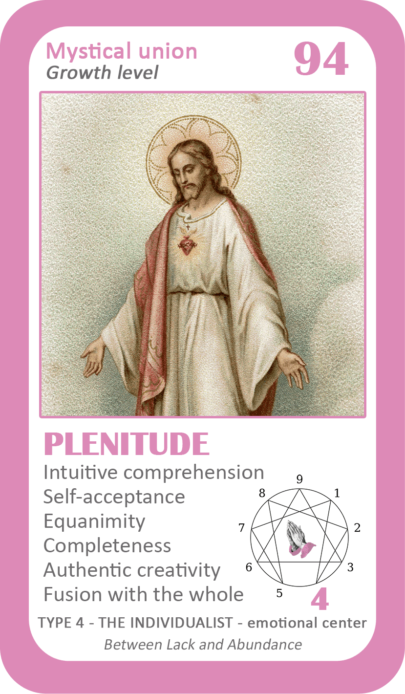 The Mystical Enneagram Oracle: card 94 Plenitude