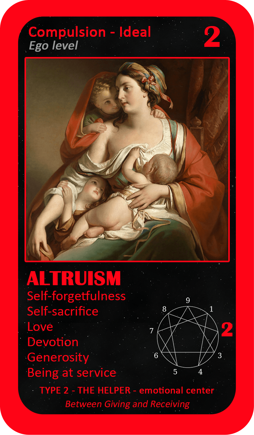 The General Enneagram Oracle: card 2 Altruism