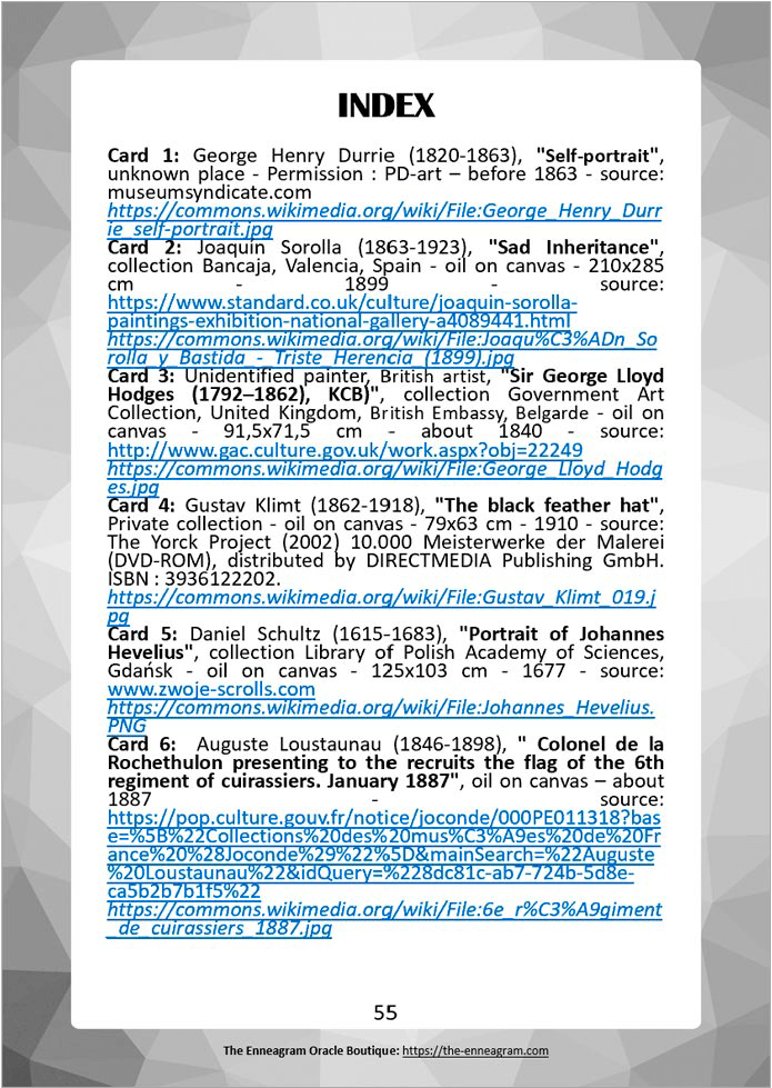 The Mystical Enneagram Oracle: card 92 Divine Love